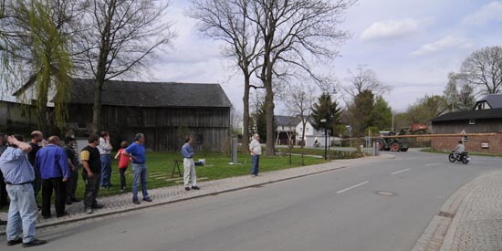 Maibaumauslöse in Mnchenreuth